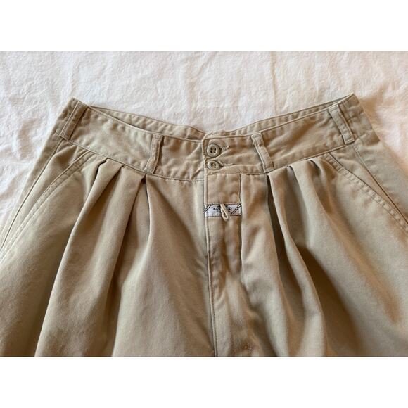 Vtg Marithe Francois Girbaud Women’s Pleated Chino Pants Barrel Leg W30 1980s - Picture 6 of 14